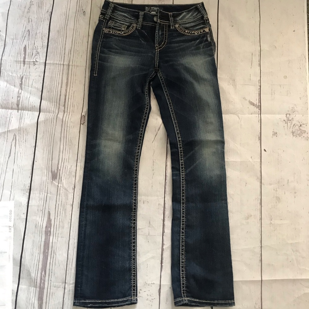 Silver Suki Mid-rise Slim Bootcut Jean